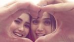 Makin Akur, Jessica Iskandar dan Ayu Ting Ting Berpose Tangan Berbentuk Hati