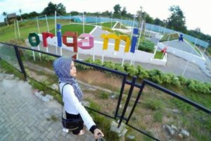 Ini Nih Taman yang Lagi Ngehits di Banjarbaru, Taman Origami