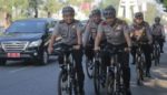 Ada Polisi Beratroli Sepeda di Banjarbaru, Salah Satunya Kapolres